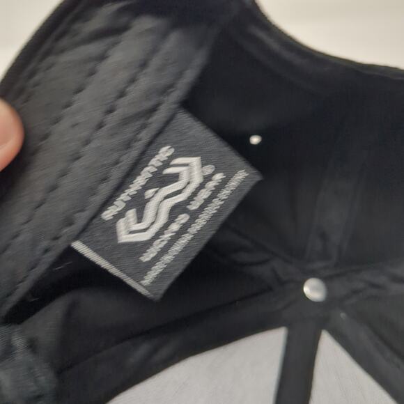 Bodybuilding Snapback Hat Black One Size Adjustable Embroidered Wicked Wear - Picture 9 of 10